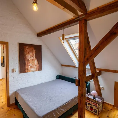 公寓 Romantisches Vintage Atelier In Caputh Bei Potsdam *